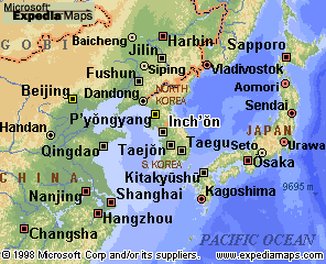 Map by Microsoft Expedia Maps