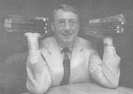 Pete with books