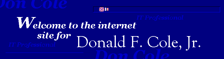 [Welcome to Don Cole's website]