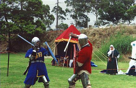 Master Gwynfor Lwyd (l) vs Lord Leofric (r)