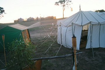 Evening in camp