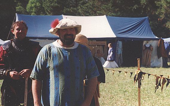 Sir Torold od Hwakhurst (L) & Baron Master Alain at the Fighter Auction Pt II