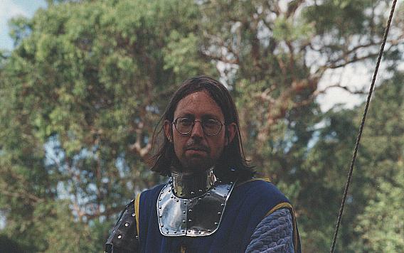 Master Gwynfor Lwyd after a day's fighting