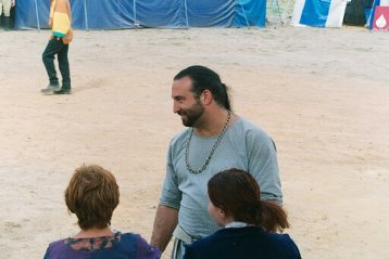 Count Veniamin talking to Lady Bethany and Lady Honey