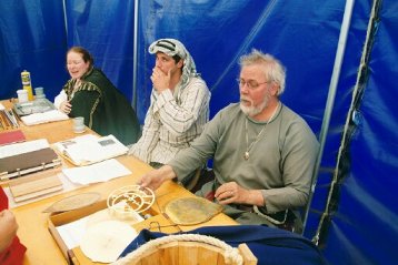 Laurel Prize Tourney. L-R ?, Viscount Valdimir Ivanovich Kurgan, Baron Rudolf von der Drau