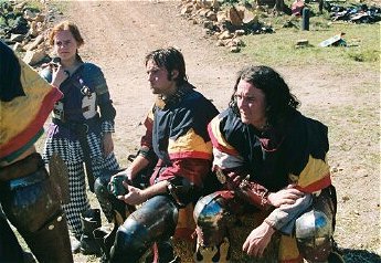 (L-R) Sui's right elbow, Bathany Geitskil, Gib Forehyre, Casper 