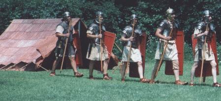 Legionaries in training