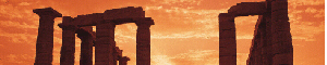 Sunset and Temple