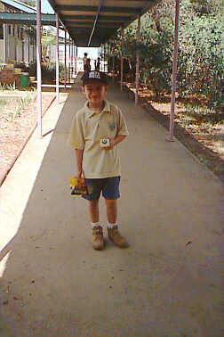 Child in corridor