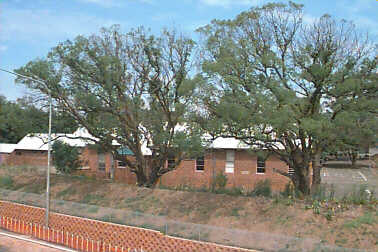 School from footbridge