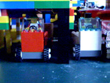 Buses lined up at the Downtown Tower Station