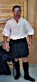 Talon in his kilt