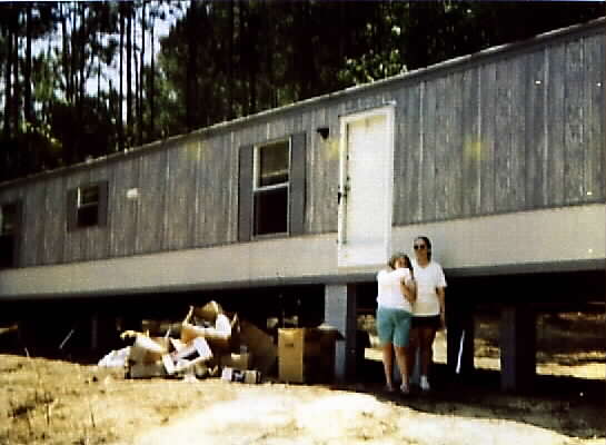 Our house... in the middle... of the woooods...