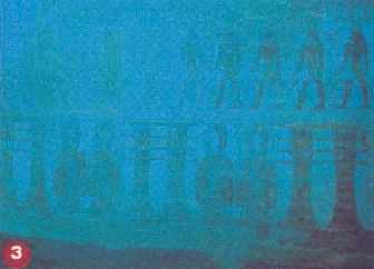 Los misteriosos simbolos Tit y pilar Djed, cuyo aut�ntico significado nadie ha conseguido averiguar.
