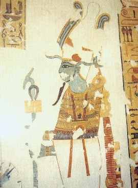 Osiris con piel Verde.