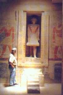 El serdab de Mereruka, en Saqqara