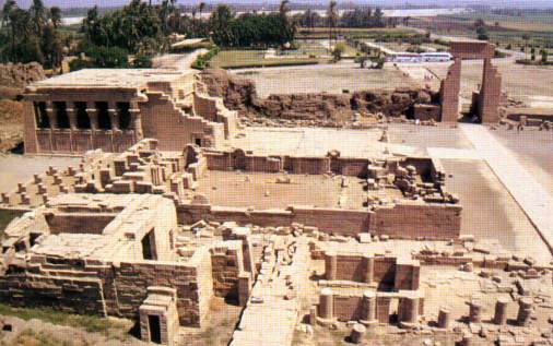 Vistas desde el techo del templo.