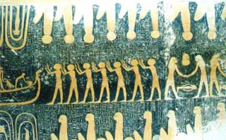 Seres con escafandra en la tumba de Rams�s VI