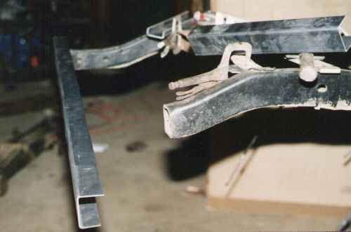 Fixing the frame up with new parts.