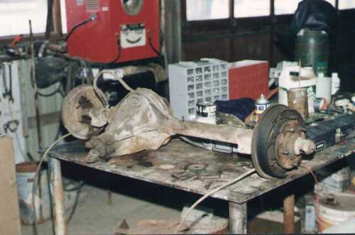 Rear differential.
