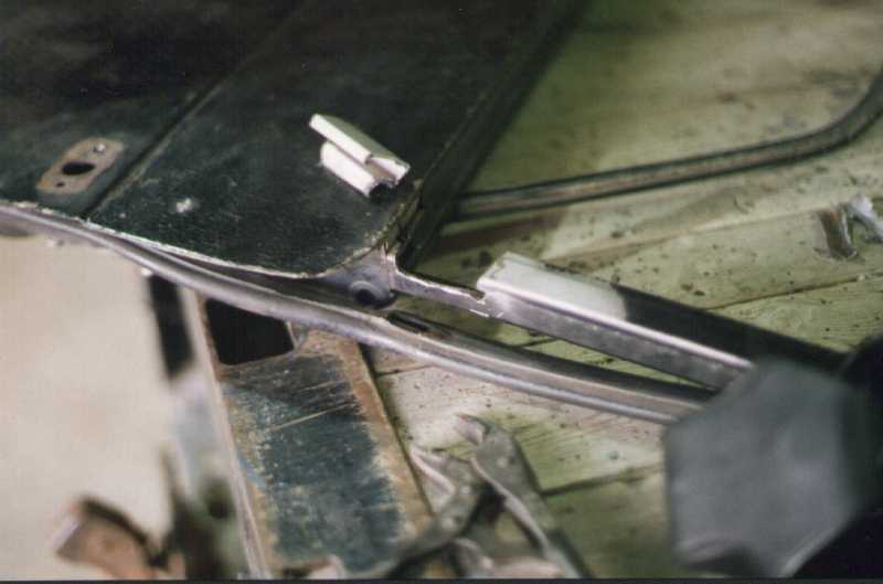 fixing the rust problem in a door