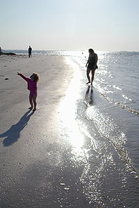 A late afternoon walk around the north end of Estero Island