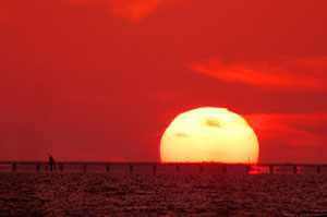 Sunset on a great trip