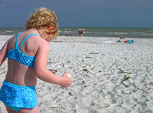 In a hurry to get to the beach
