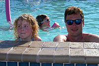 Hangin' in the pool