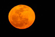 The full moon over Sanibel