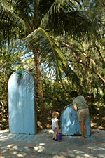 Bowman's Beach before and after the 2004 hurricane season