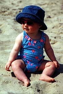 My first time in the sand