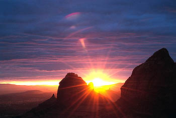 Sunset from Schnebly Vista