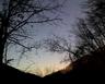 tramonto visto dalla strada per Pidercoli