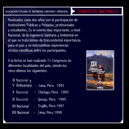 Congresos Nacionales
