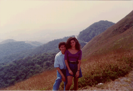 Djaci e Xtal em S�o Paulo prox. ao Pico do Jaragu� (1991)