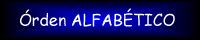 �rden Alfab�tico