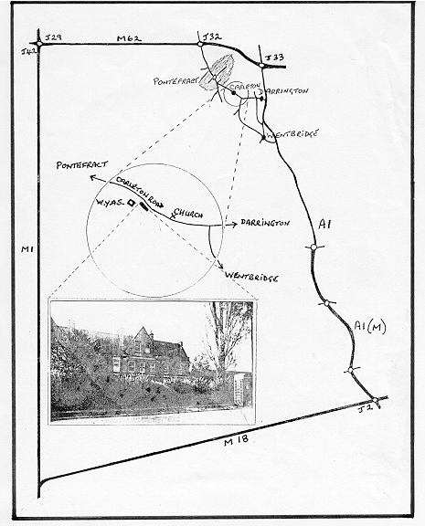 Map of WYAS observatory environs