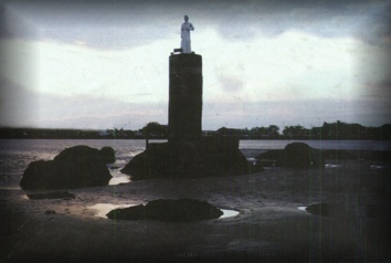 Pedra do Guindaste, com o Santo Padroeiro da Cidade - S�o Jos�  Foto -Val