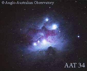 A Picture of the Orion Reflection Nebula