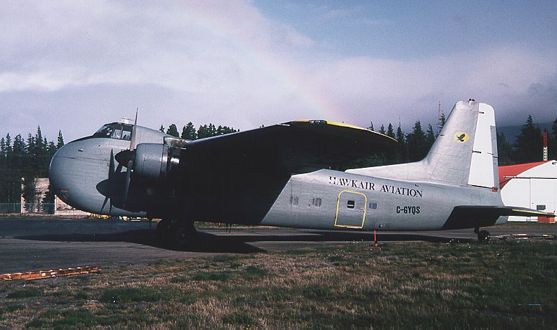 Hawkair Bristol 170 Mk.31 Freighter C-GYQS