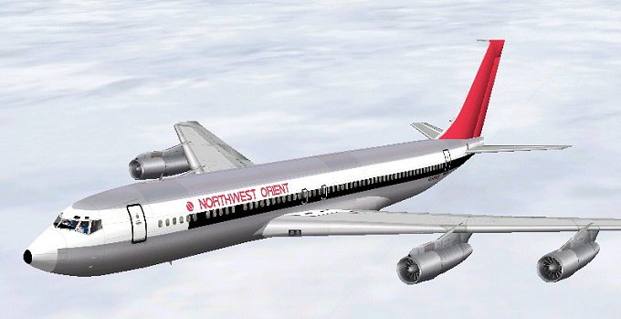 Northwest Orient Airlines Boeing 707-320B