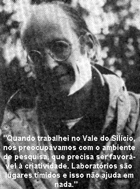 Nick Herbert na �poca em que trabalhou no Vale do Sil�cio.