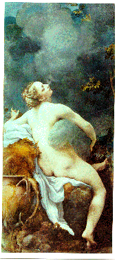 "J�piter e Io" - Pintura renascentista do s�culo XVI de Corregio