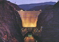 Evening at Hoover Dam