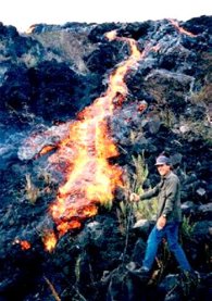 Lava fall
