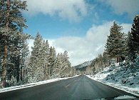 Sierra Mountain Snow