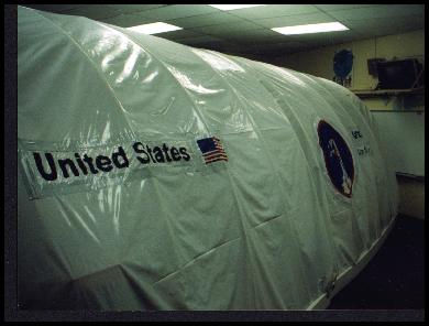 Exterior view of the Star Sailor 1.  Photo taken during STS-1.
