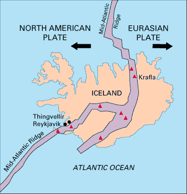 Iceland On The Mid-Atlantic Ridge