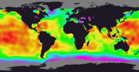 Global Heat Satelite Image